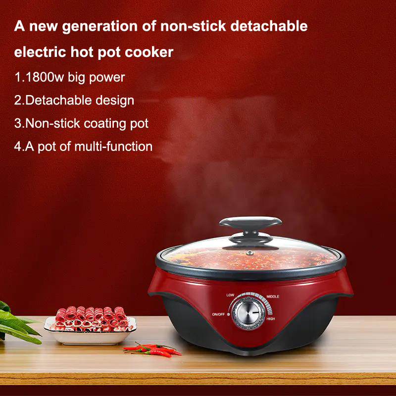 TF-2040/2060 Electric Hot Pot Multi Cooker Electric Skillet